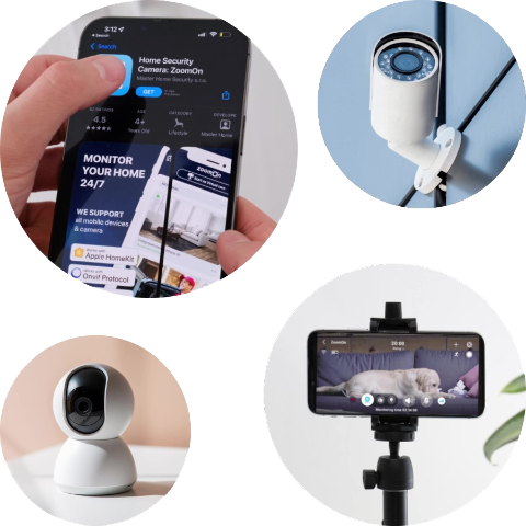 ZoomOn | Home Security Camera & Monitor app