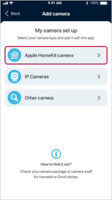ZoomOn add camera apple homekit camera